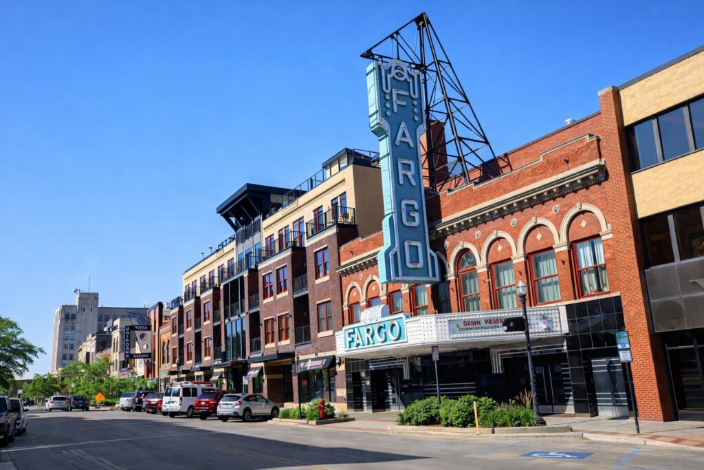 Fargo, North Dakota, downtown view